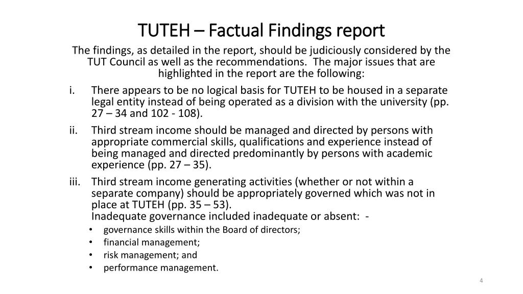 tuteh tuteh factual findings report factual 2