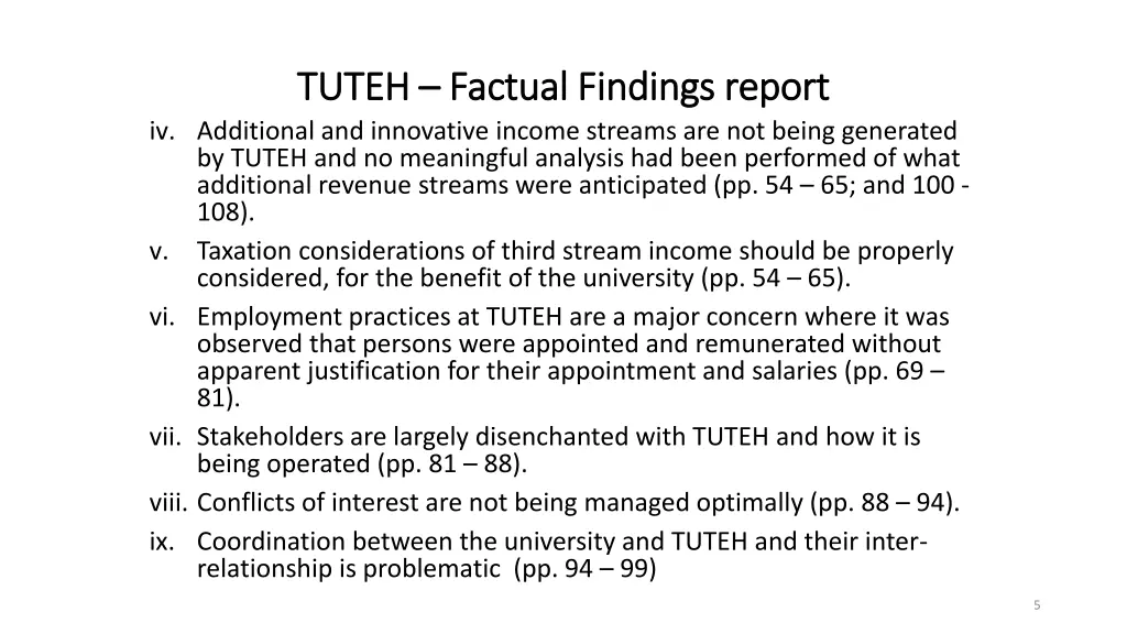 tuteh tuteh factual findings report factual 3