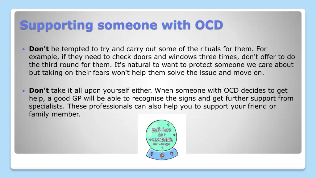 supporting someone with ocd 1