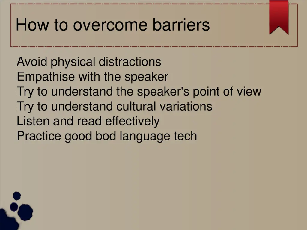 how to overcome barriers