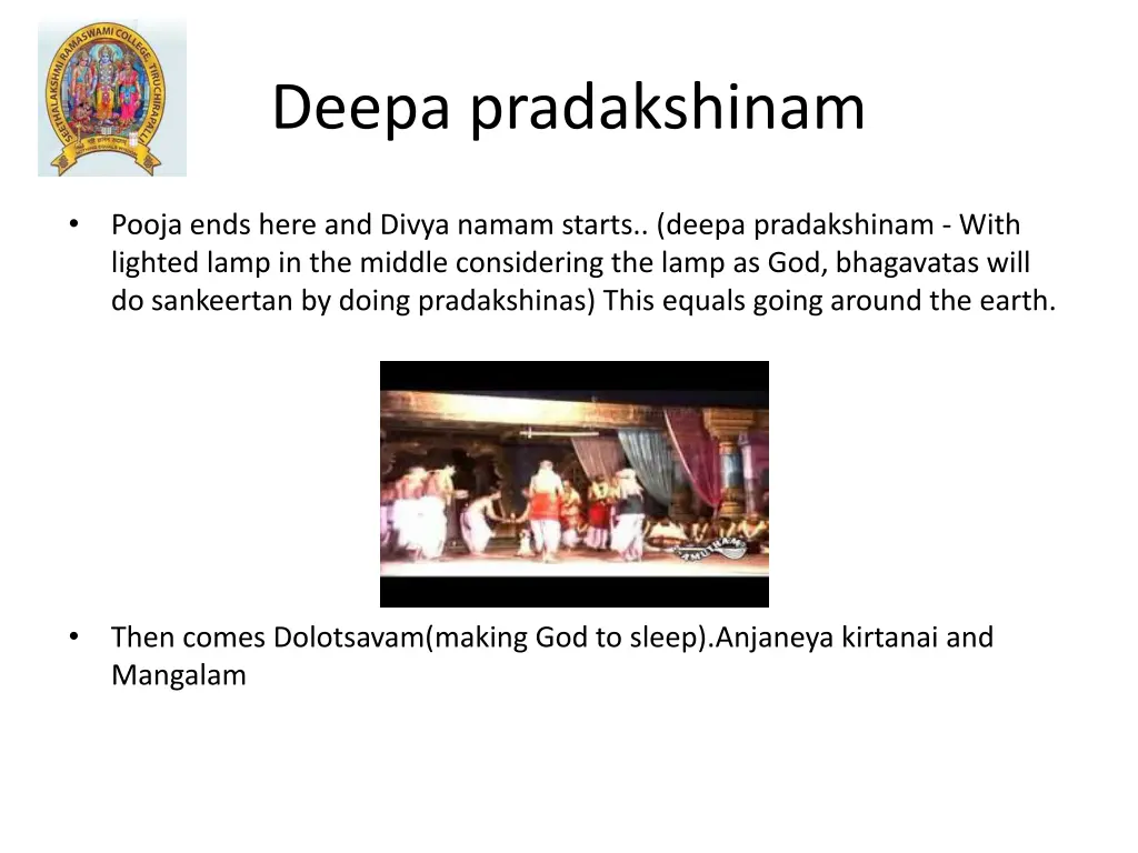 deepa pradakshinam