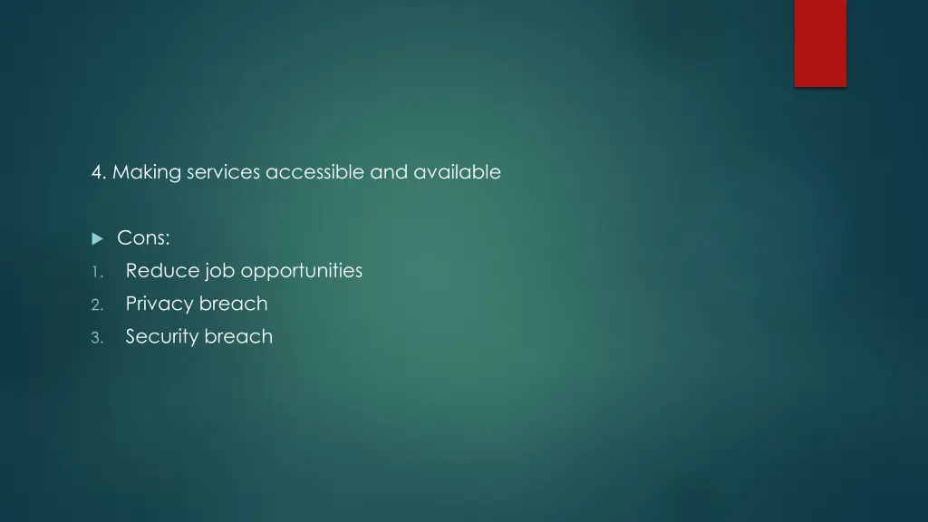 4 making services accessible and available