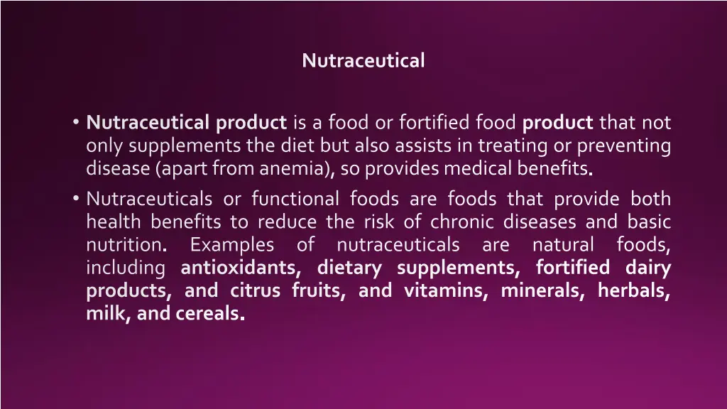 nutraceutical