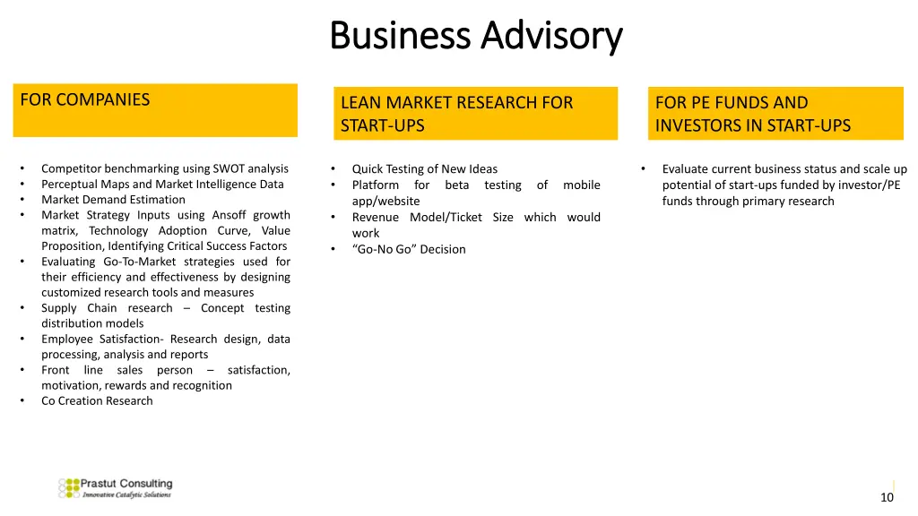 business advisory business advisory