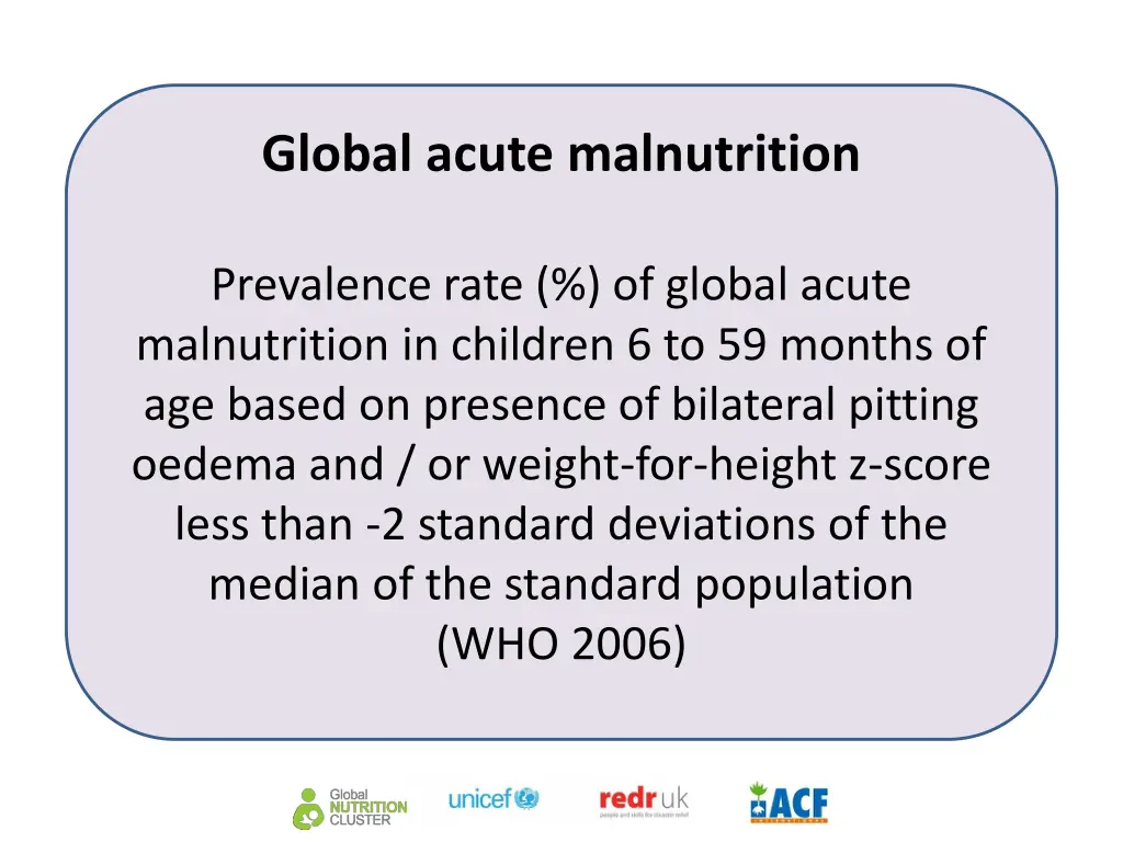 global acute malnutrition 2