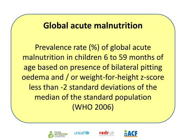 global acute malnutrition