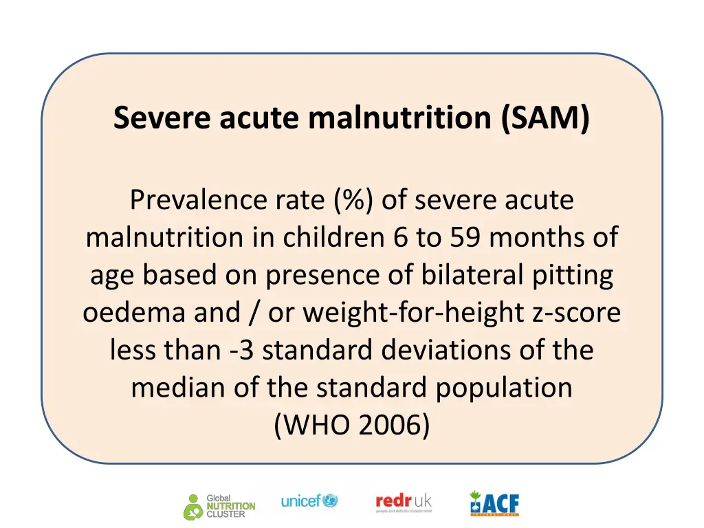 severe acute malnutrition sam