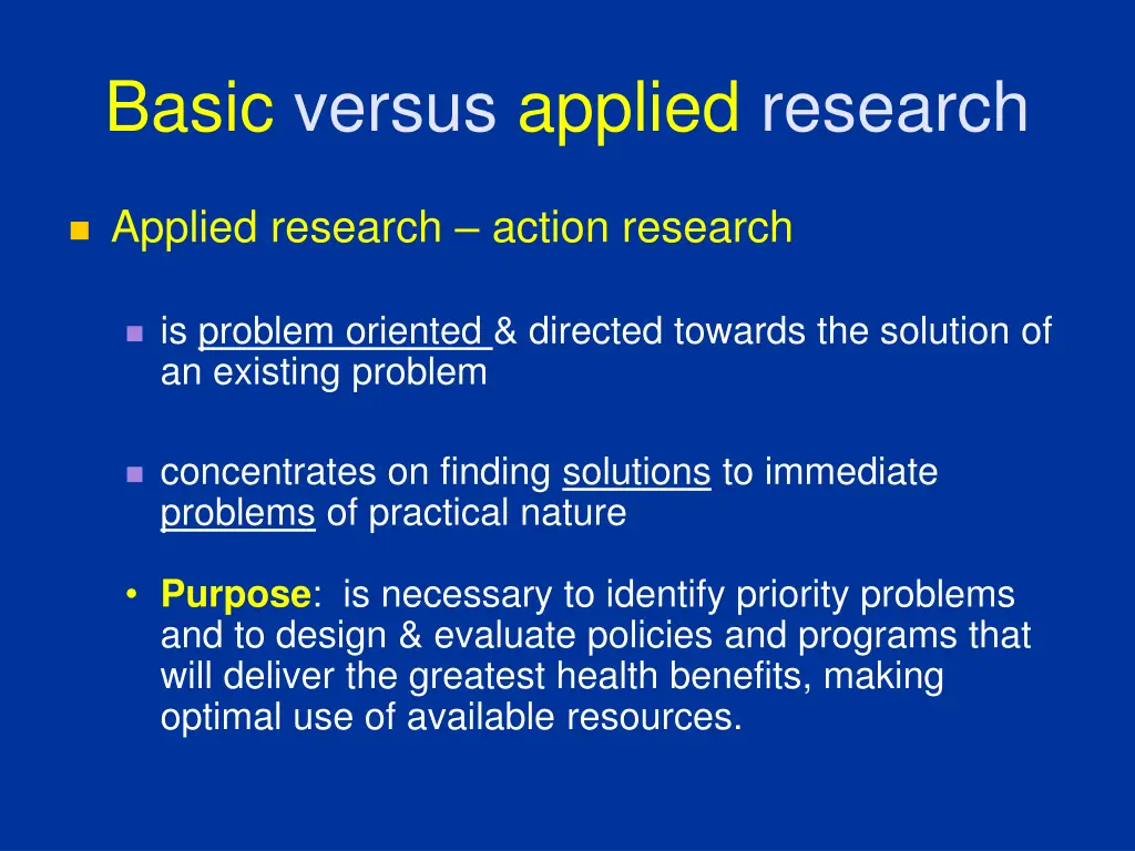 basic versus applied research 1