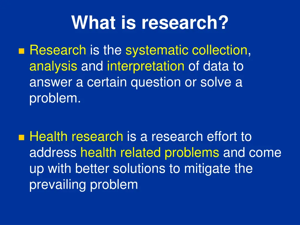 what is research 1