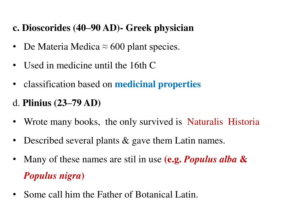 c dioscorides 40 90 ad greek physician