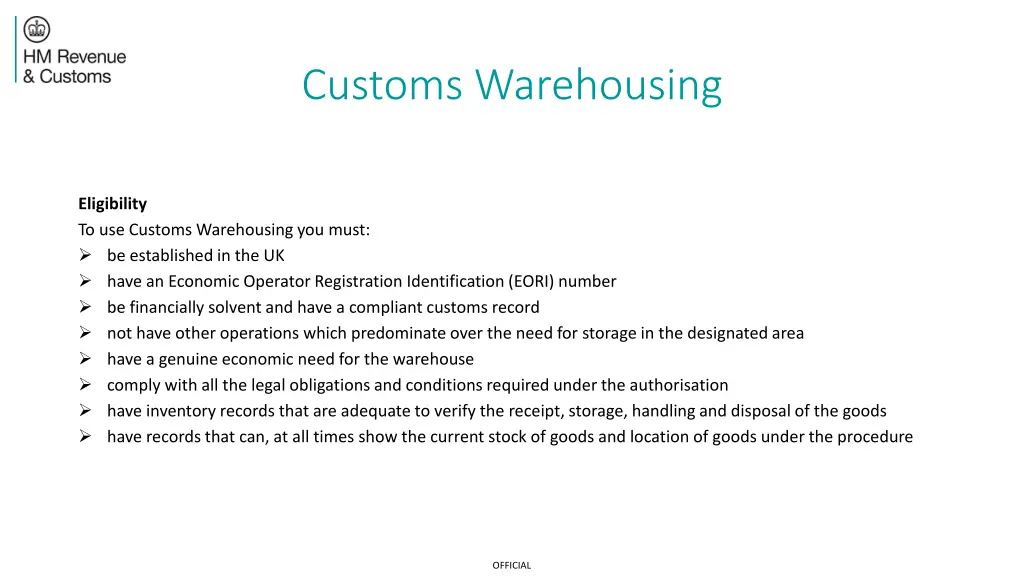 customs warehousing 2