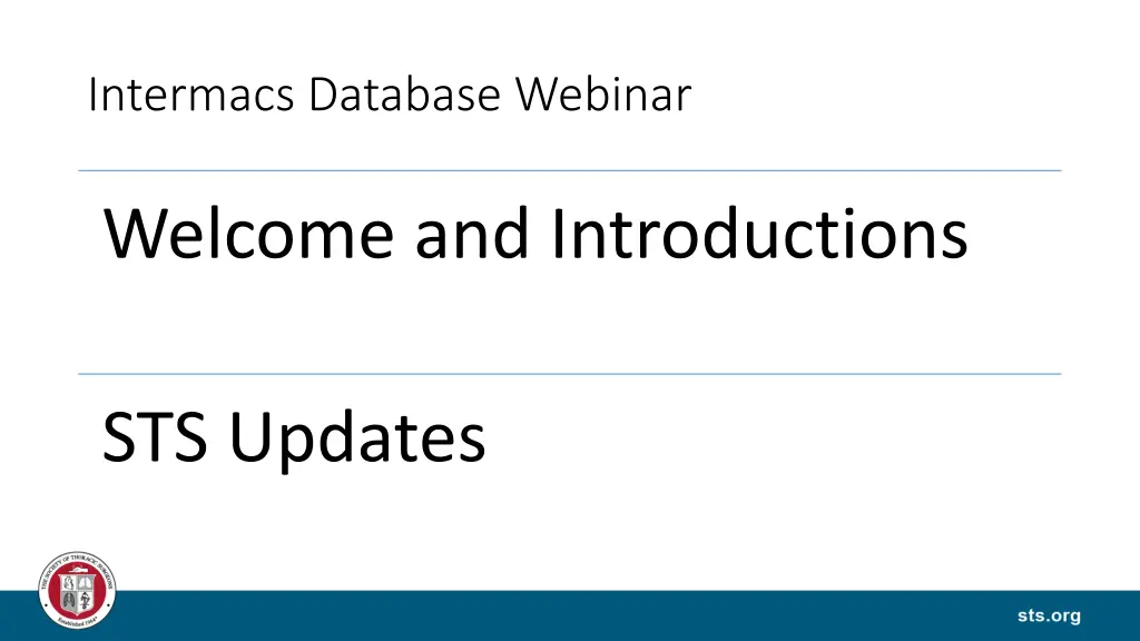 intermacs database webinar