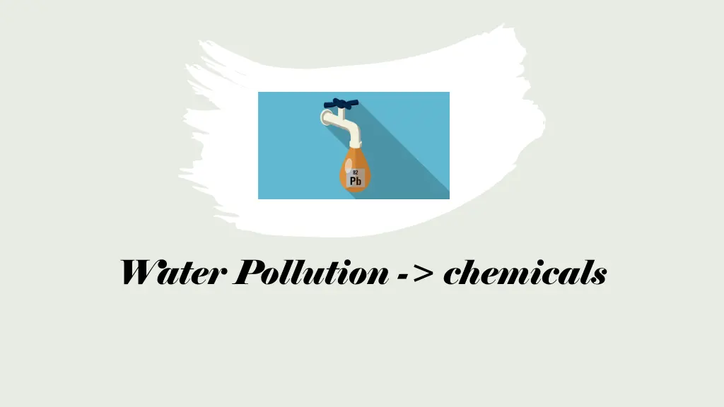 water pollution chemicals