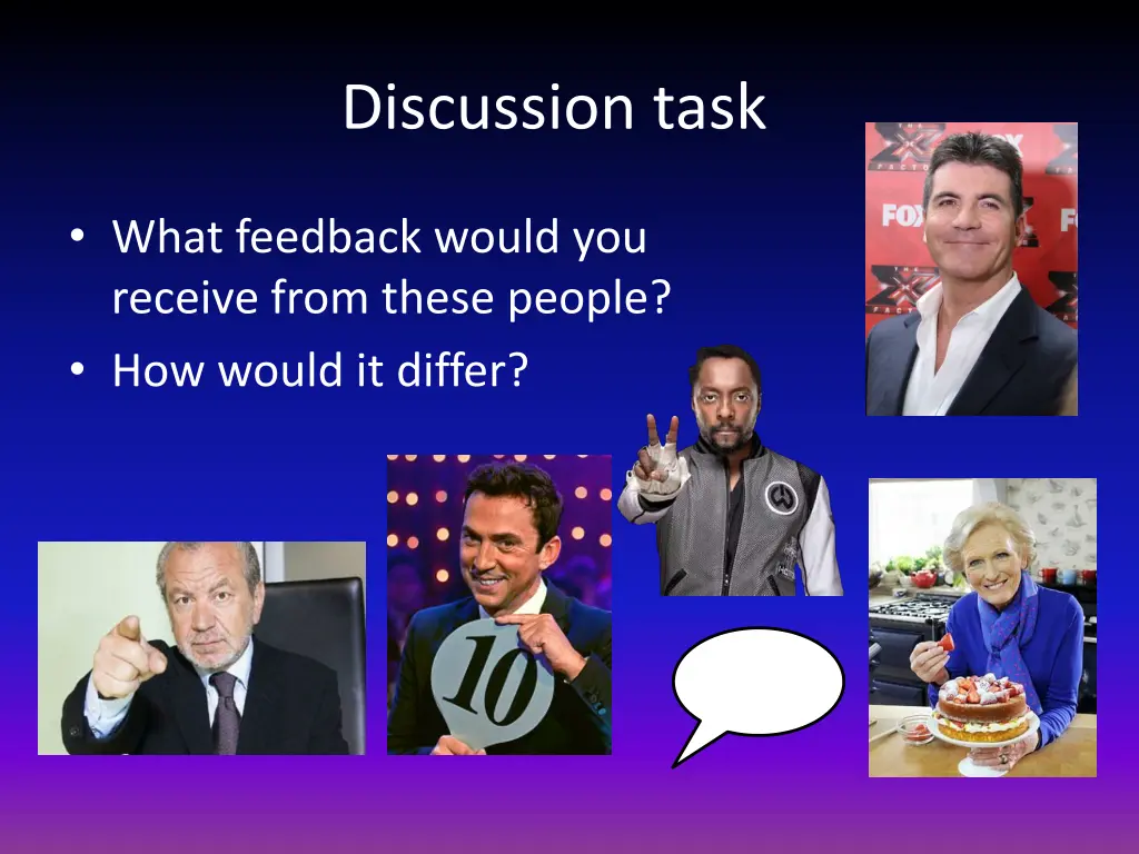 discussion task