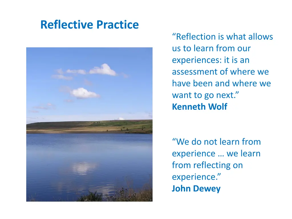 reflective practice