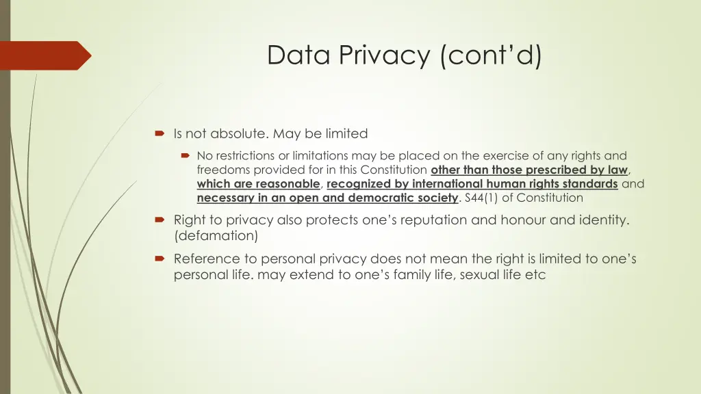 data privacy cont d