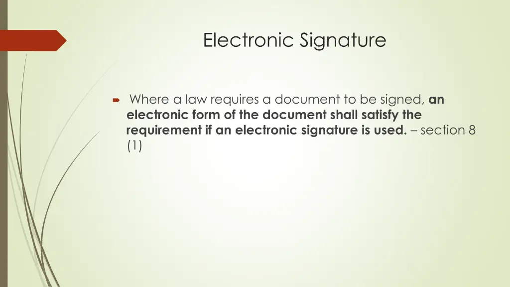 electronic signature