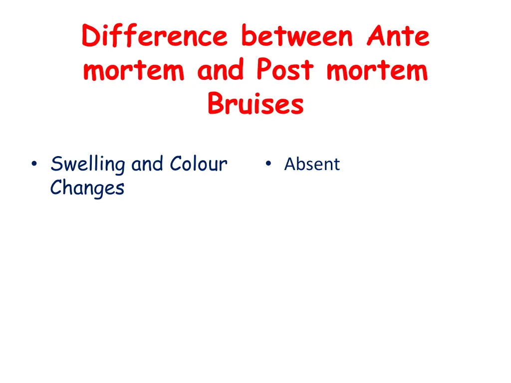 difference between ante mortem and post mortem