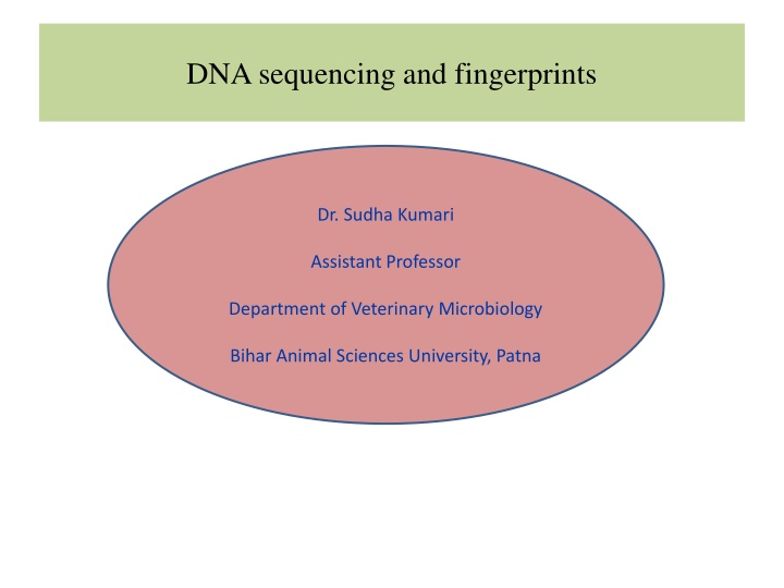 dna sequencing and fingerprints