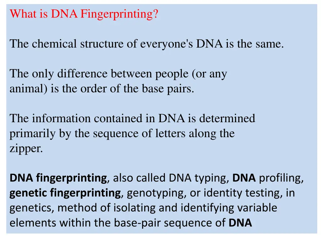 what is dna fingerprinting