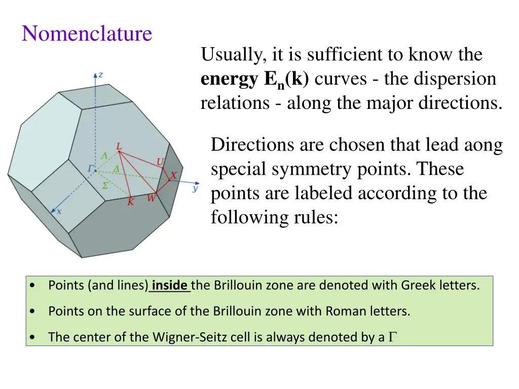 nomenclature