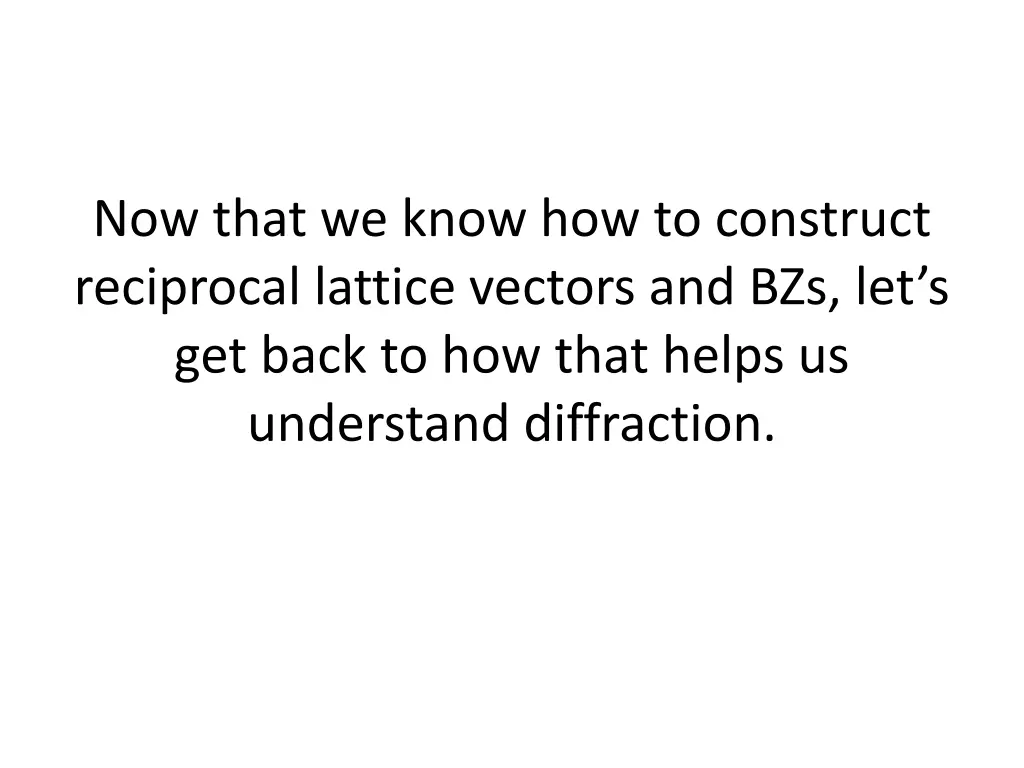 now that we know how to construct reciprocal