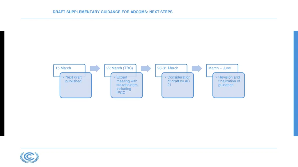 draft supplementary guidance for adcoms next steps