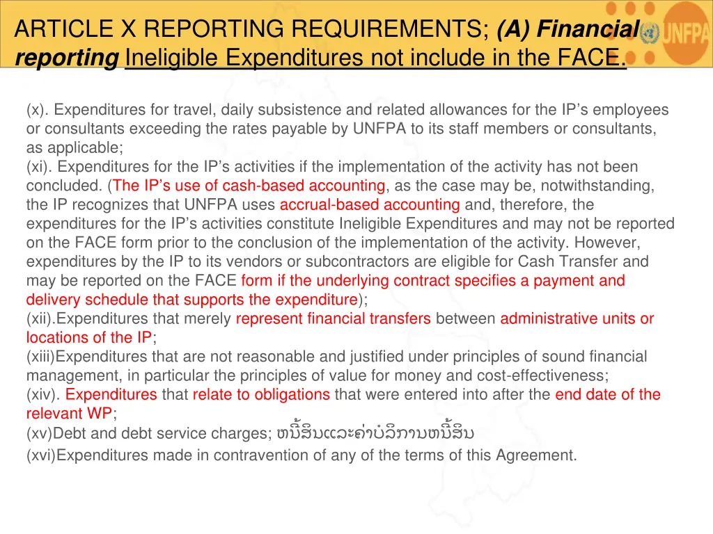 article x reporting requirements a financial 1