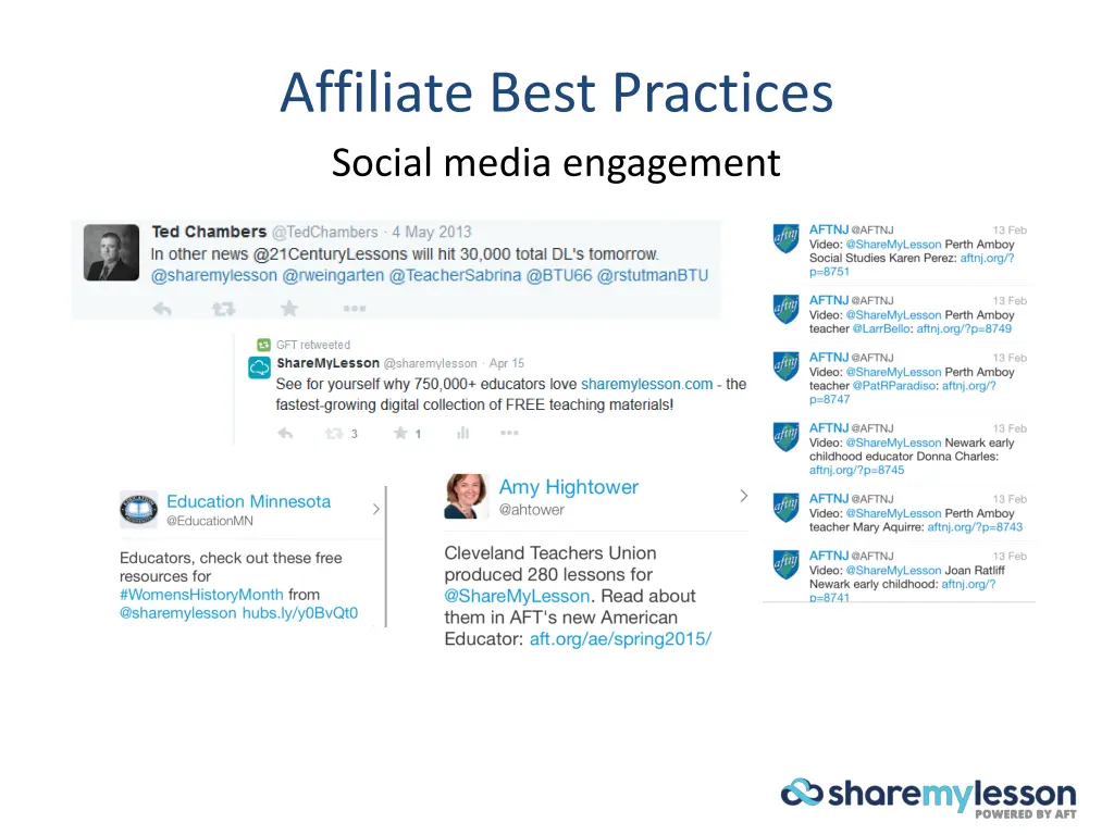 affiliate best practices social media engagement