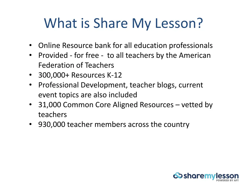 what is share my lesson