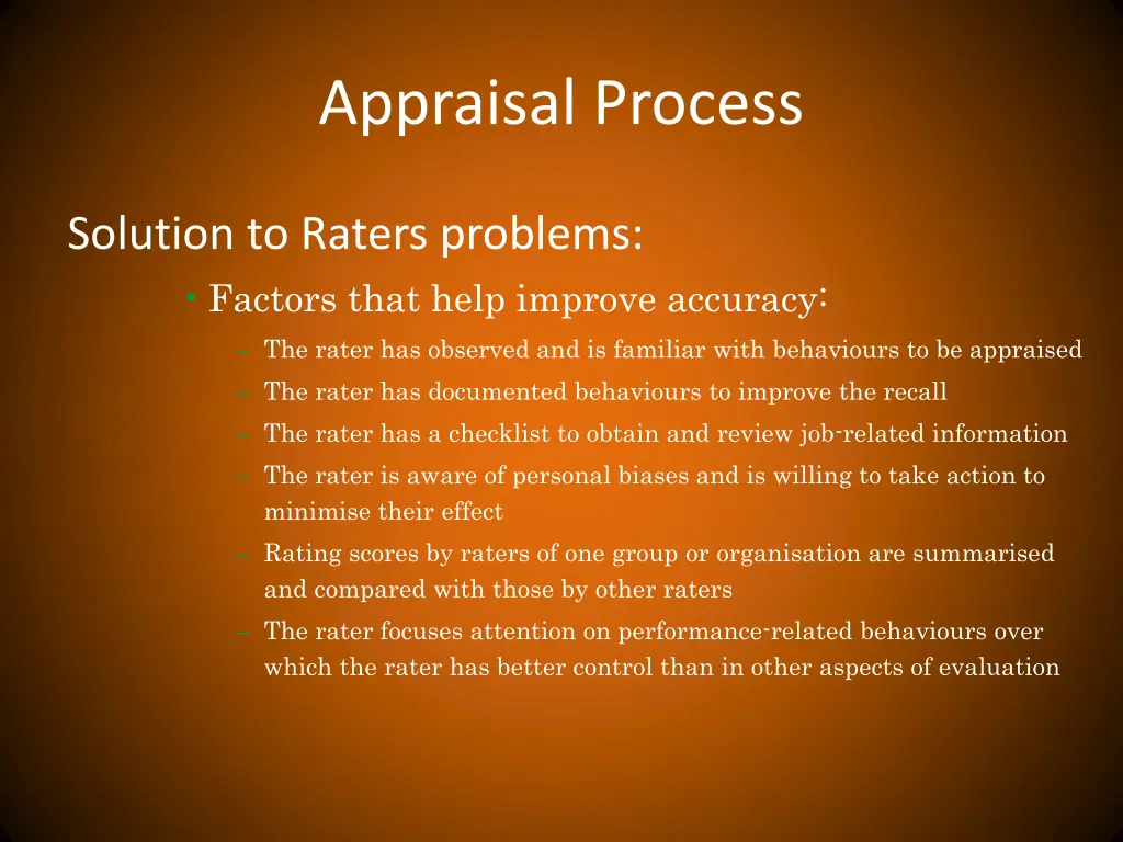 appraisal process 4