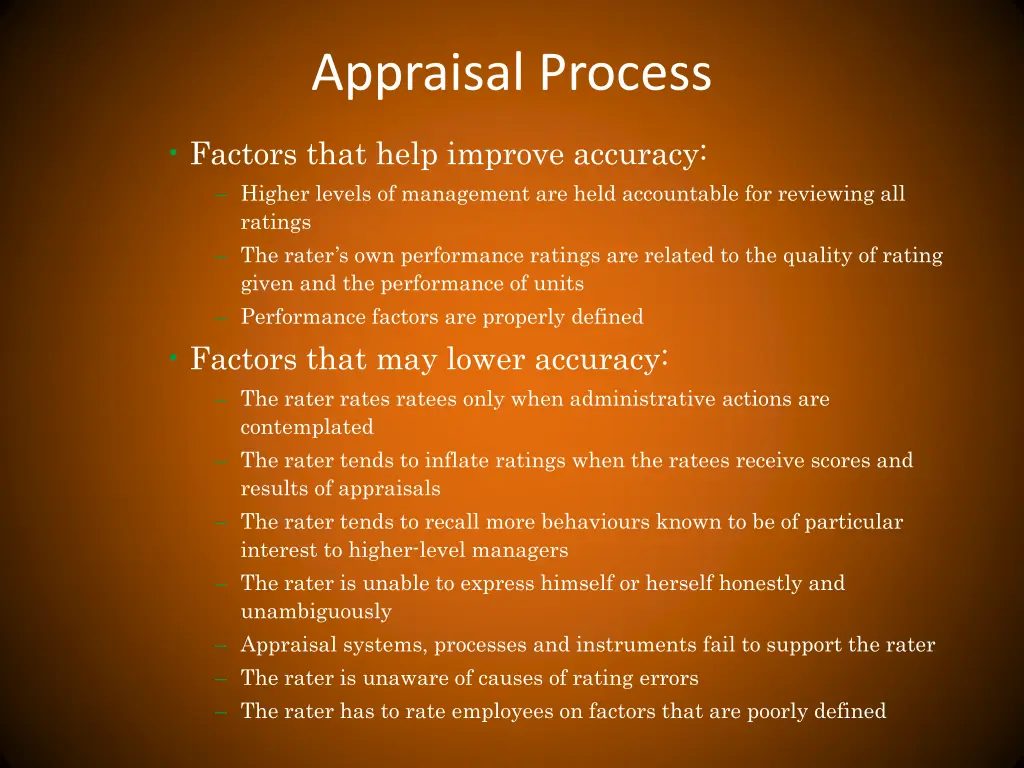 appraisal process 5