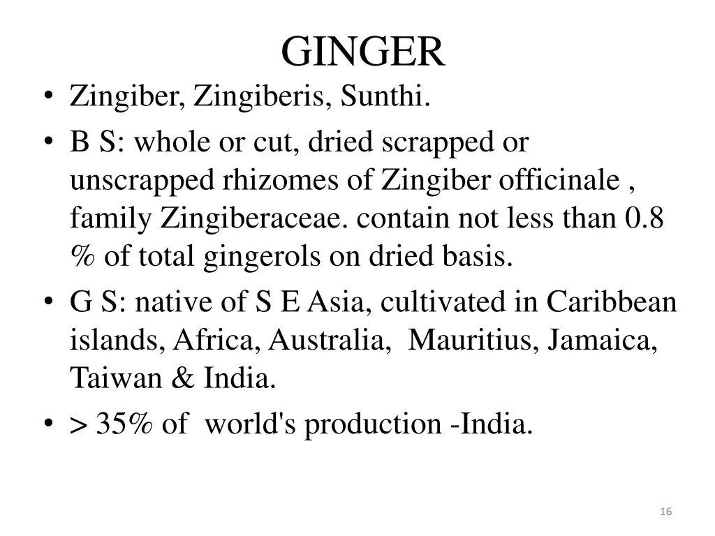 ginger