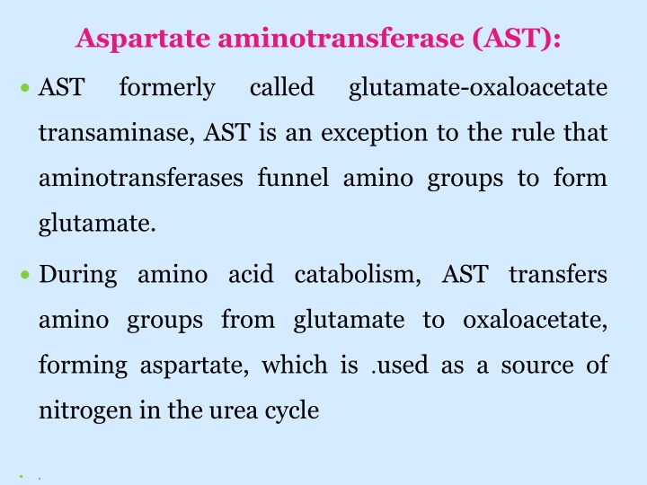 aspartate aminotransferase ast