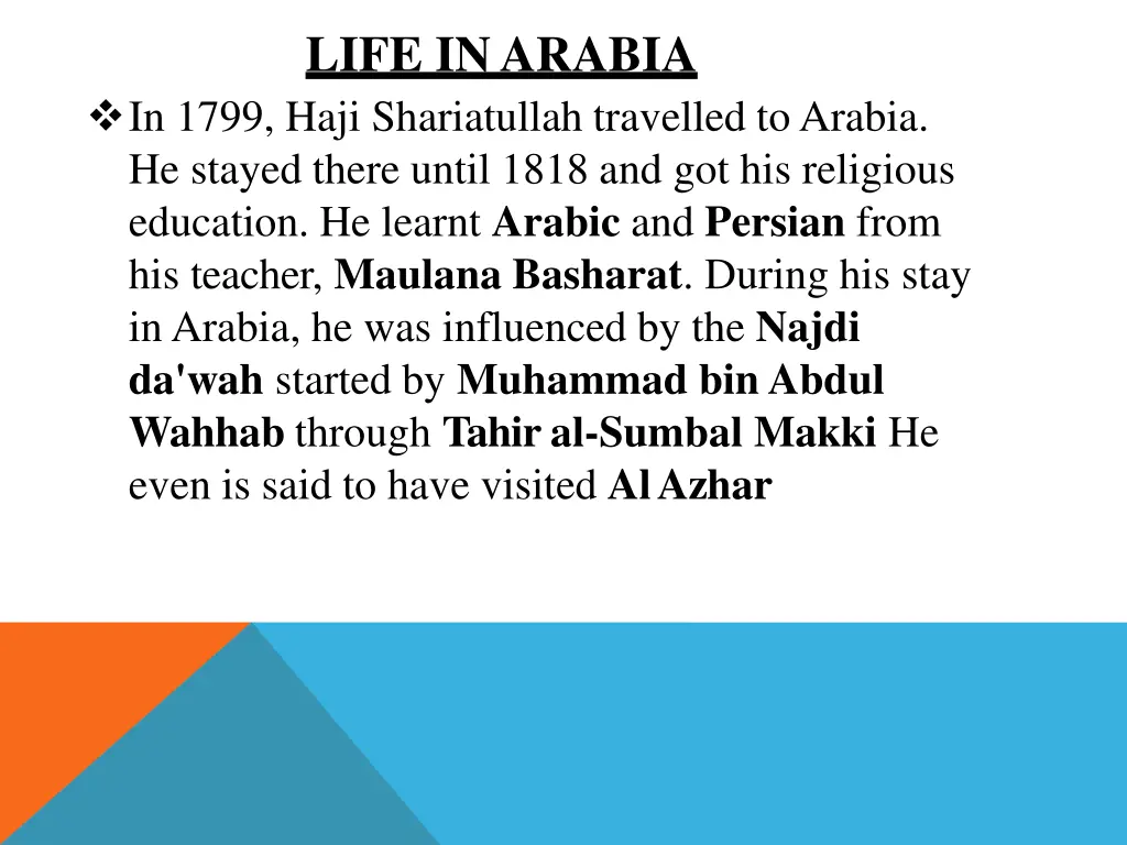 life inarabia