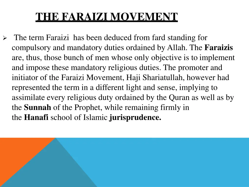 the faraizi movement 1