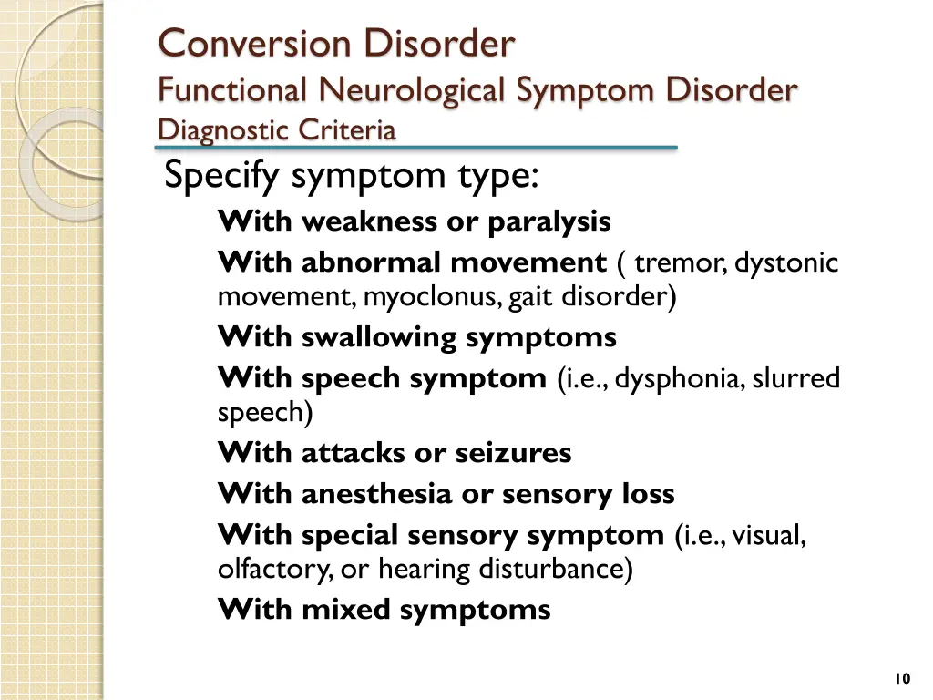 conversion disorder functional neurological 1