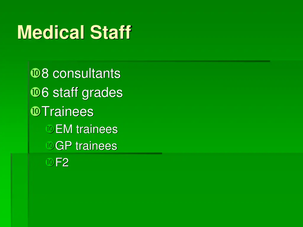 medical staff