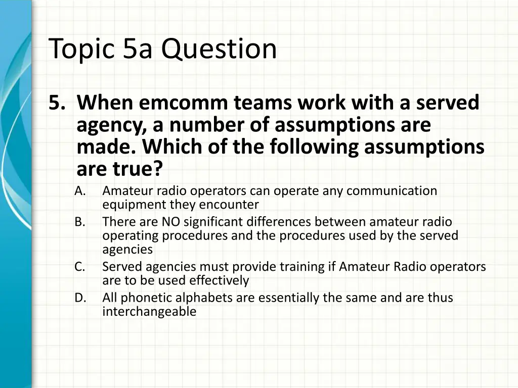 topic 5a question 4