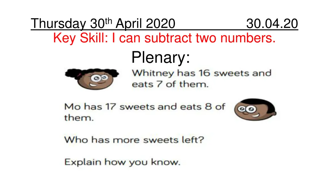 thursday 30 th april 2020 30 04 20 key skill 2