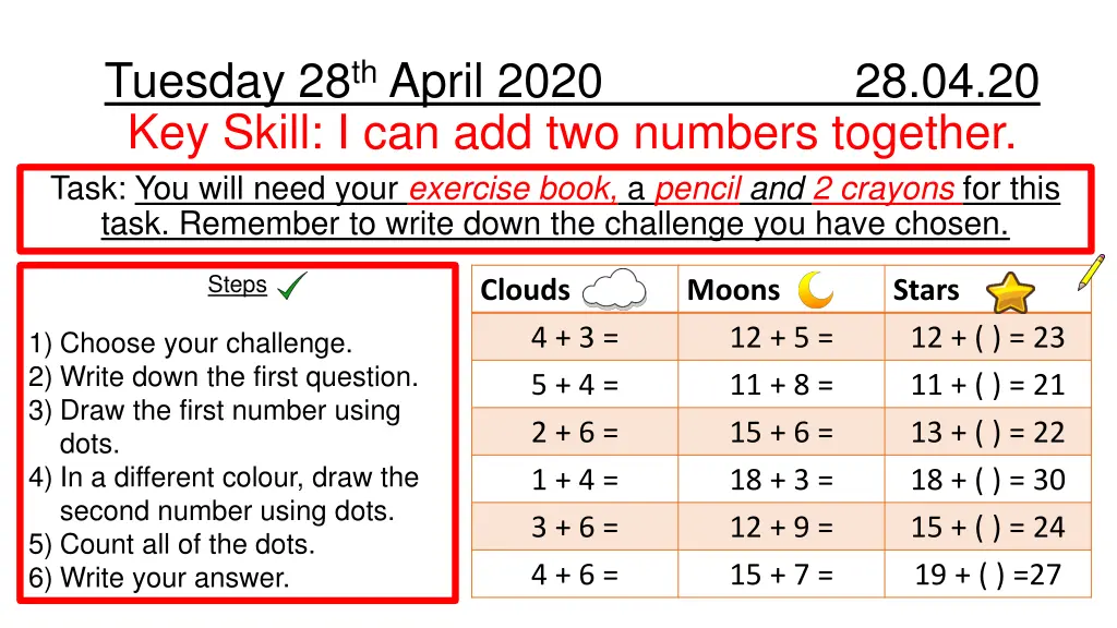 tuesday 28 th april 2020 28 04 20 key skill 1