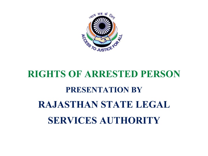 rights of arrested person presentation