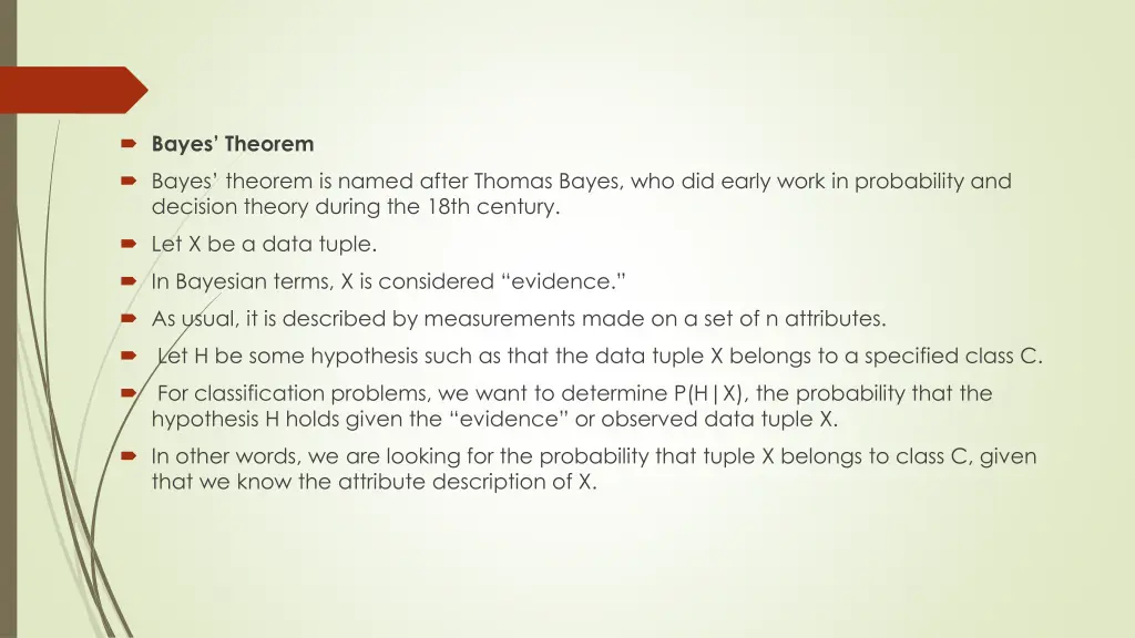 bayes theorem