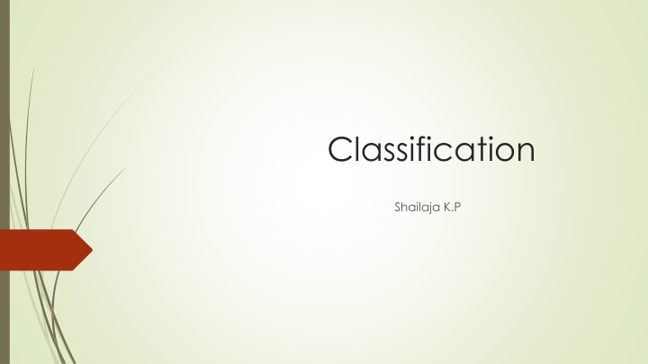 classification