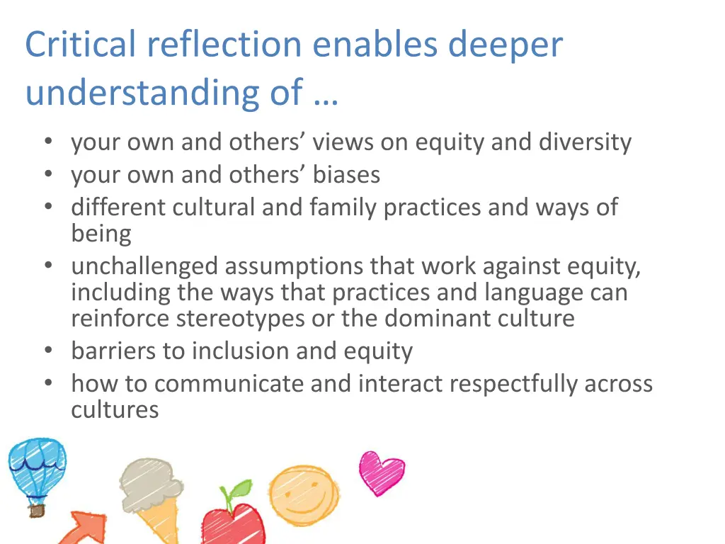 critical reflection enables deeper understanding