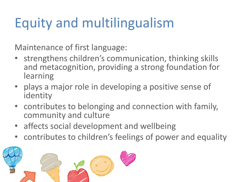 equity and multilingualism