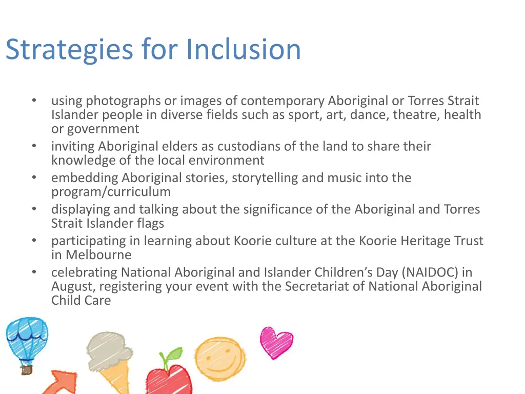 strategies for inclusion