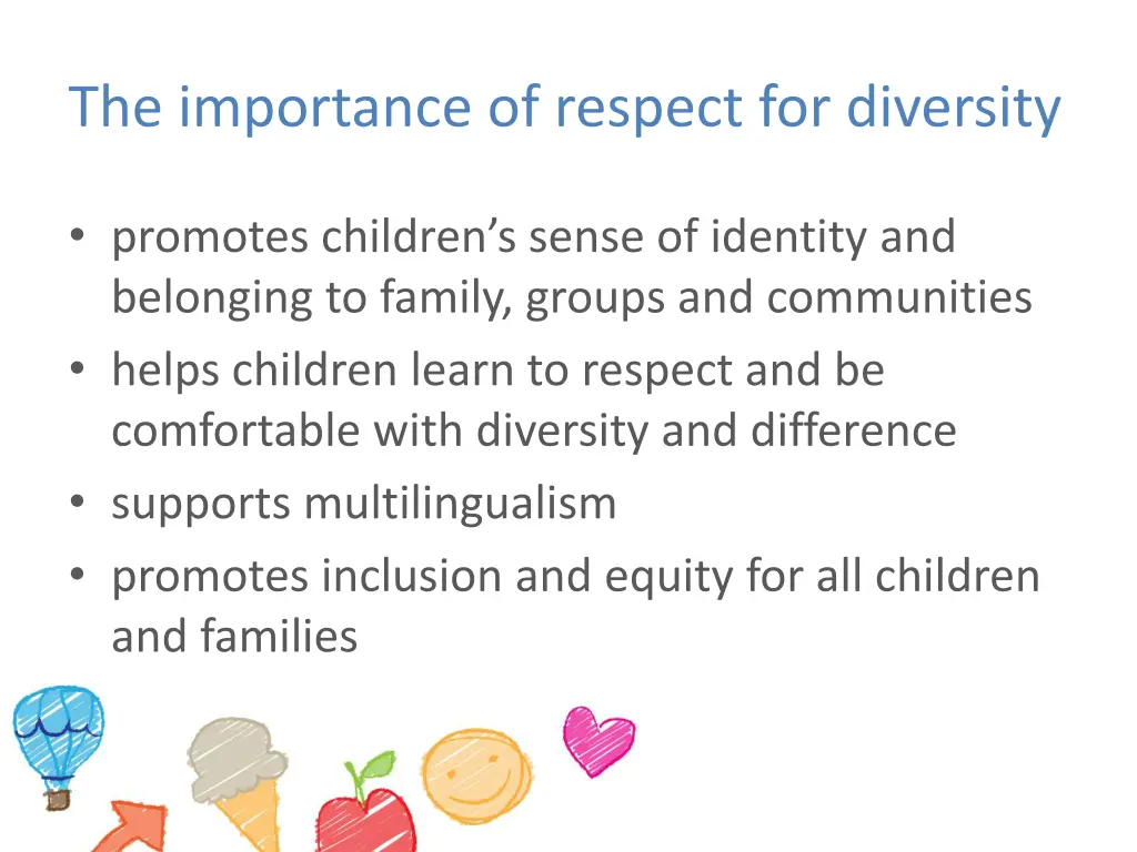 the importance of respect for diversity