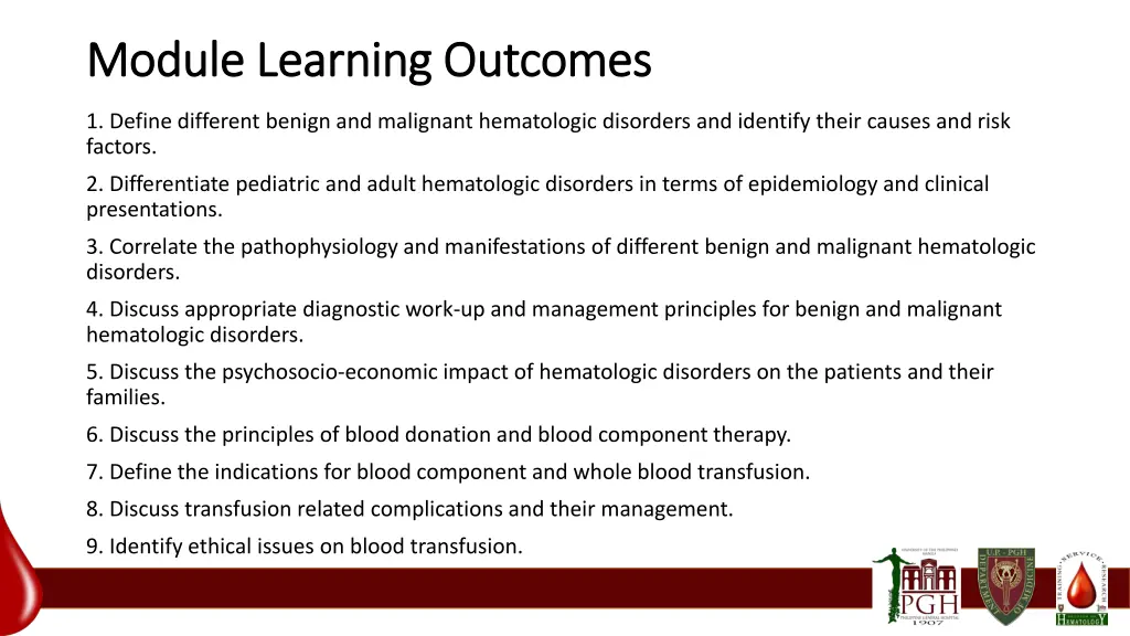 module learning outcomes module learning outcomes