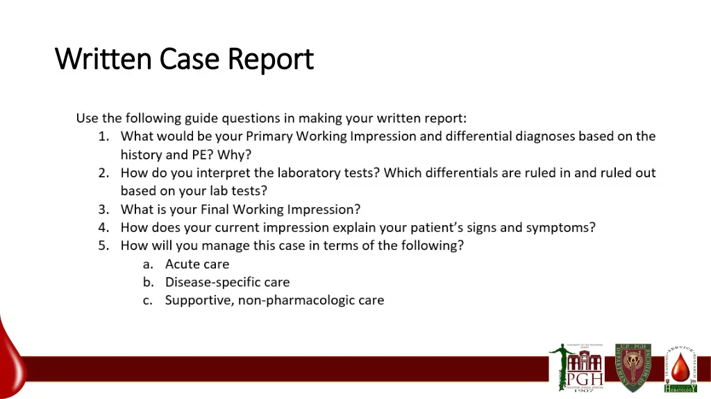 written case report written case report 1